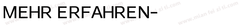 MEHR ERFAHREN字体转换